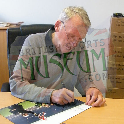 Manchester United 1967 League Champions Hand Signed by 6 Legends COA