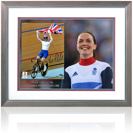 Victoria Pendleton Hand Signed Cycling Presentation London 2012 Olympics