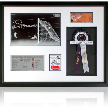 Jimmy Greaves Hand Signed Tottenham Hotspur 1963 ECWC Presentation