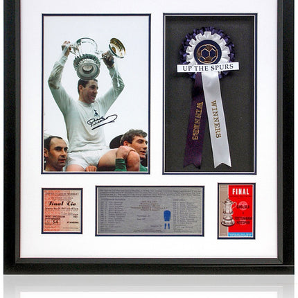 Dave Mackay Hand Signed Tottenham Hotspur 1967 FA Cup Presentation