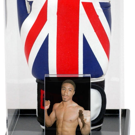Michael Watson Hand Signed Union Jack Boxing Glove