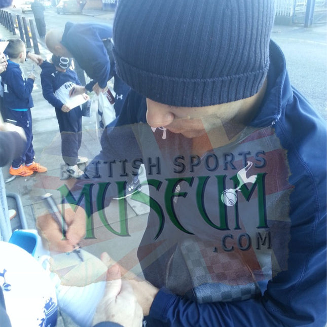 Aaron Lennon Hand Signed Football Boot Tottenham Display COA