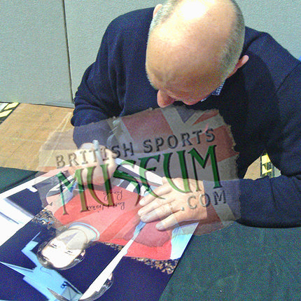 Bryan Pop Robson West Ham United Legend Hand Signed Photograph 23x19" Framed