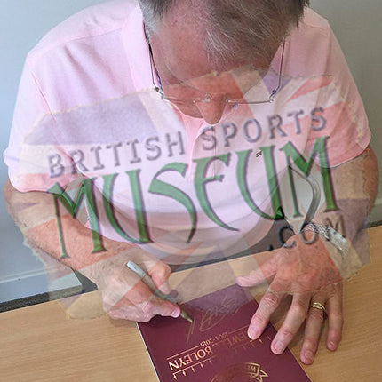 Sir Geoff Hurst MBE Hand Signed West Ham Farewell Boleyn Programme Large Display