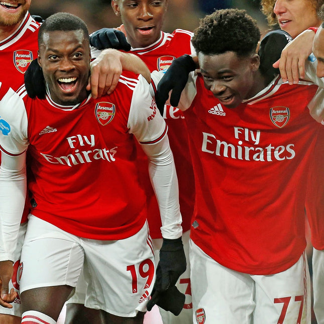 Nicolas Pepe Arsenal Hand Signed Football Boot Presentation