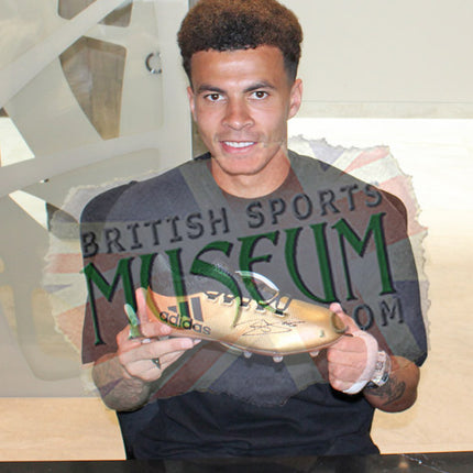 Dele Alli Tottenham Hotspur Hand Signed Football Boot Large Display