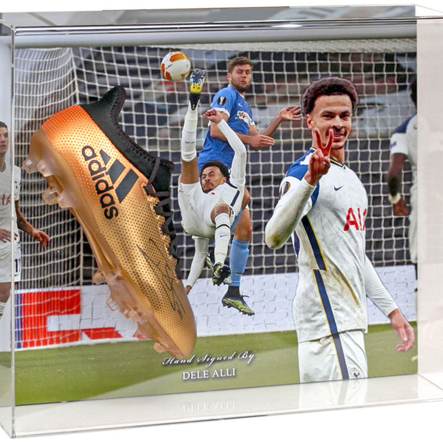 Dele Alli Tottenham Hotspur Hand Signed Football Boot Large Display