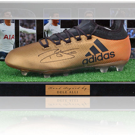 Dele Alli Hand Signed Tottenham Hotspur Football Boot Presentation