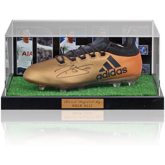 Dele Alli Hand Signed Tottenham Hotspur Football Boot Presentation