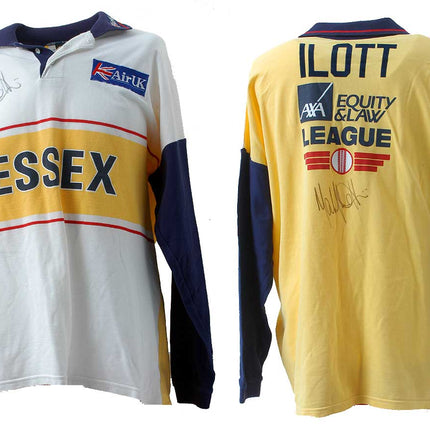 Mark Ilott Match Worn & Hand Signed Essex Cricket Jersey