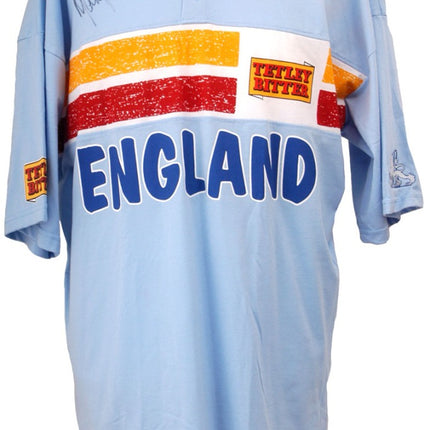 Mark Ilott Match Worn & Hand Signed England Cricket Jersey