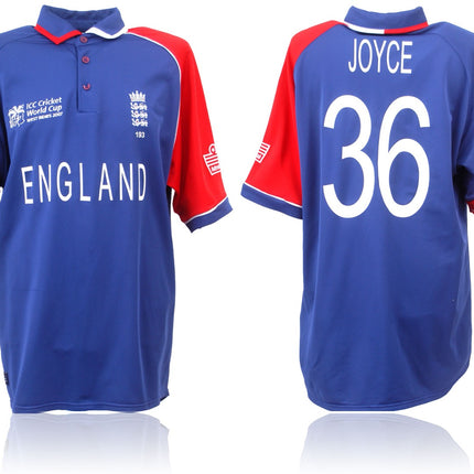 Ed Joyce Match Worn England ICC Cricket World Cup '07 Shirt