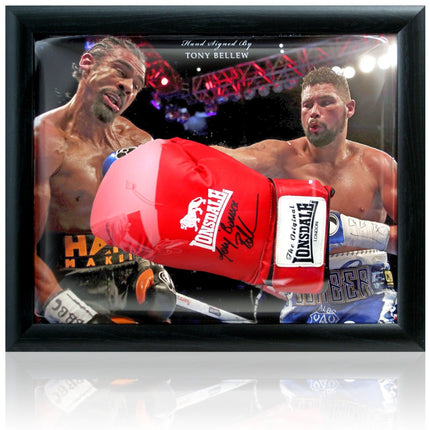 Tony Bellew Hand Signed Boxing Glove Dome Display