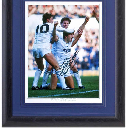 Mark Falco Tottenham Hotspur Legend Hand Signed Montage 23x19" Framed