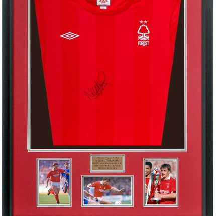 Nigel Jemson Nottingham Forest Hand Signed Football Shirt