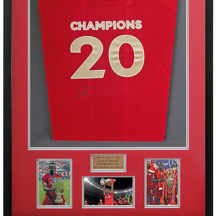 Sadio Mane Liverpool Legend Hand Signed Football Shirt