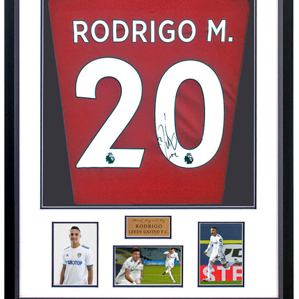 Rodrigo Hand Signed Leeds United Shirt