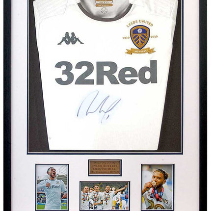 Tyler Roberts Hand Signed Leeds United Home Shirt