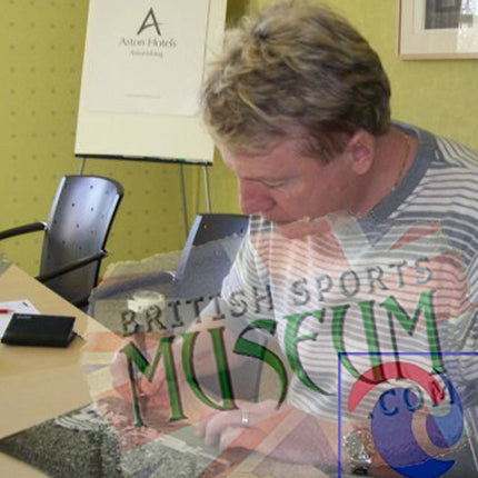 Frank McAvennie Celtic Legend Hand Signed Photograph 15x19" Framed