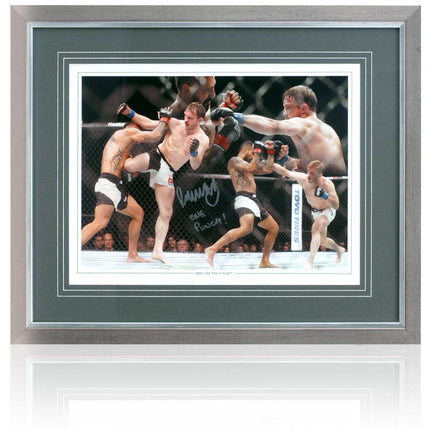 Brad Pickett MMA Legend Hand Signed UFC Montage 23x19" Framed