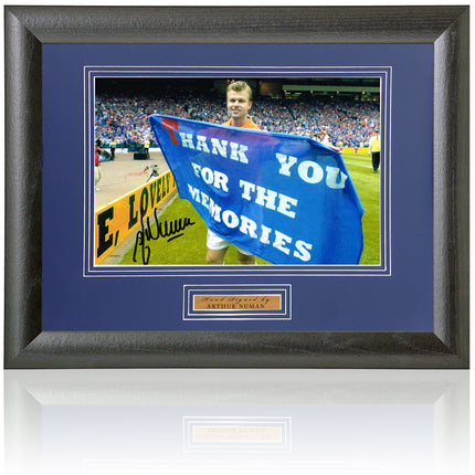 Arthur Numan Rangers Legend Hand Signed 15x19" Framed