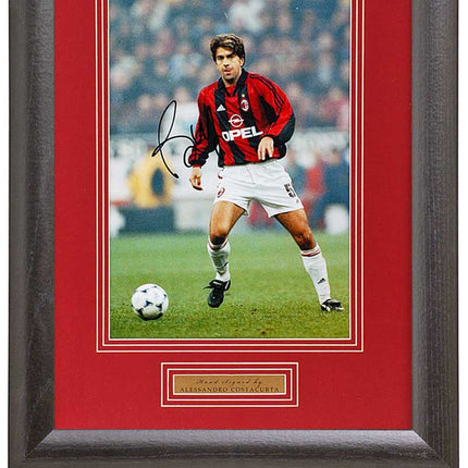 Alessandro Costacurta AC Milan Legend Hand Signed Photograph 15x19" Framed