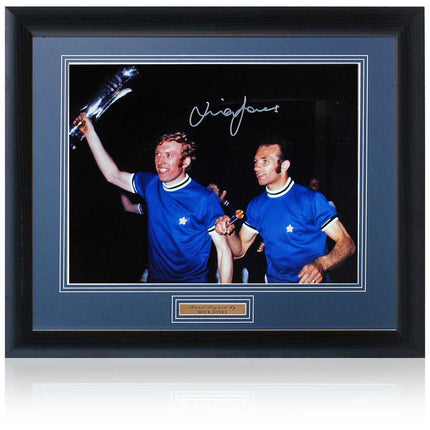 Mick Jones Leeds United Legend Hand Signed Photograph 23x19" Framed