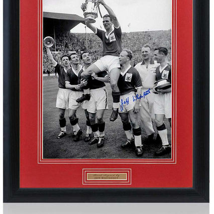 Jeff Whitefoot Nottingham Forest Hand Signed Photograph 23x19" Framed