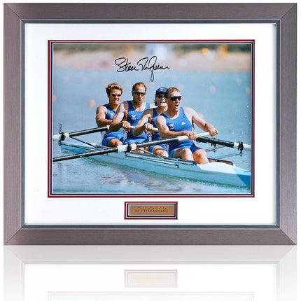 Steve Redgrave Olympic Legend Sydney 2000 Hand Signed Photograph 23x19" Framed