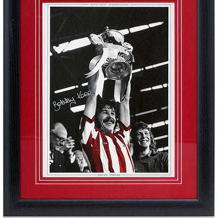 Bobby Kerr Sunderland 1973 FA Cup Final Hand Signed Photograph 23x19" Framed