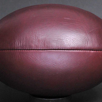 Retro 1950s Full-Size Brown Leather Rugby Ball | 4 Panel Design | New Unbranded