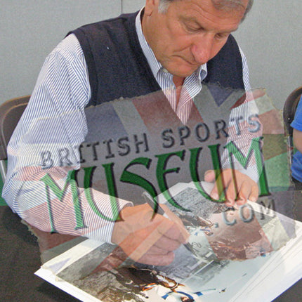 Bob Champion Hand Signed Horse Racing Legend Aldaniti Montage 23x19" Framed