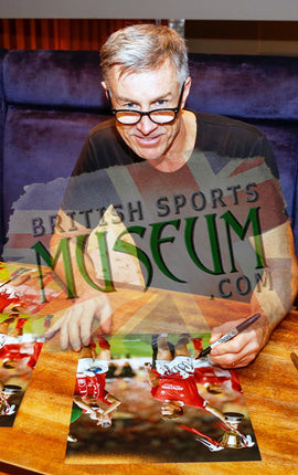 Lee Chapman Nottingham Forest Hand Signed Photograph 23x19" Framed