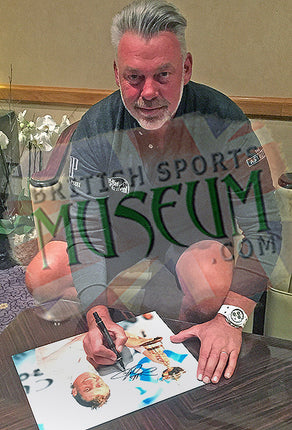 Darren Clarke Golf Legend Hand Signed Photograph 23x19" Framed
