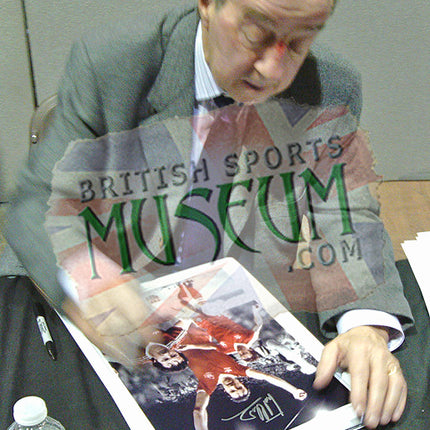 Frank Clark Nottingham Forest Hand Signed Montage 23x19" Framed