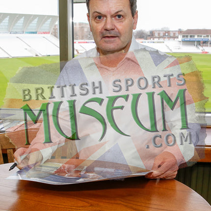 Steve Hodge Nottingham Forest Hand Signed Montage 23x19" Framed