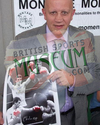 Charlie Magri Boxing Legend Hand Signed Montage 23x19" Framed