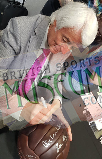 Arsenal FC 1970/71 1st Division champions & FA Cup winning squad hand signed brown football