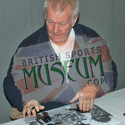 Rodney Marsh Fulham Legend Hand Signed w/George Best Photograph 23x19" Framed