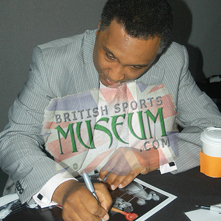 Michael Watson Boxing Legend Hand Signed Montage 23x19" Framed