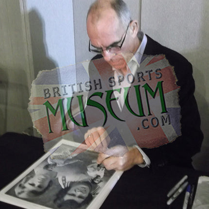 Joe Jordan and Gordon McQueen Leeds United Legends Hand Signed Montage 23x19" Framed