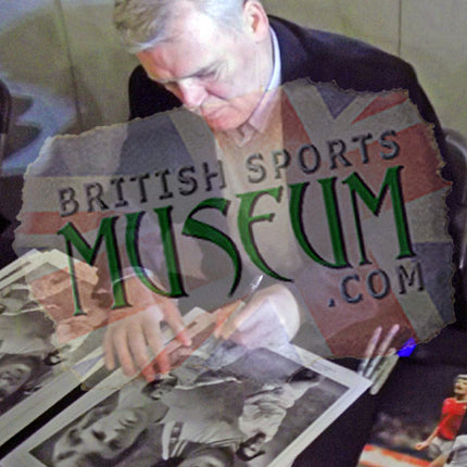 Joe Jordan and Gordon McQueen Leeds United Legends Hand Signed Montage 23x19" Framed