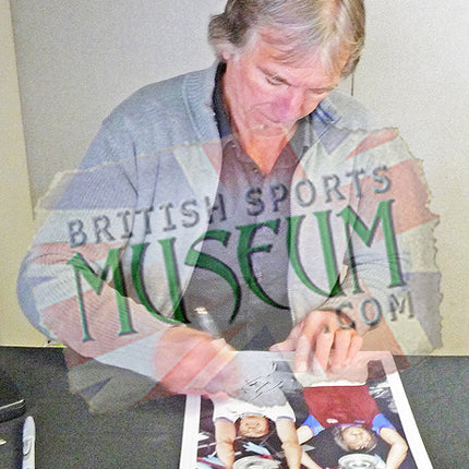 Billy Bonds West Ham United Legend Hand Signed Montage 23x19" Framed